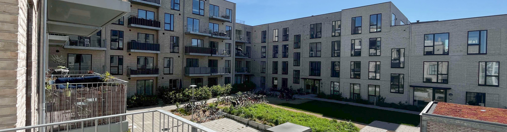 Gårdmiljø Bygning B